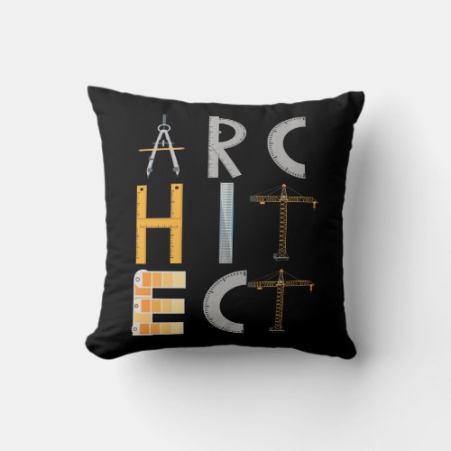 Architect Gifts Architecture Students Throw Pillow