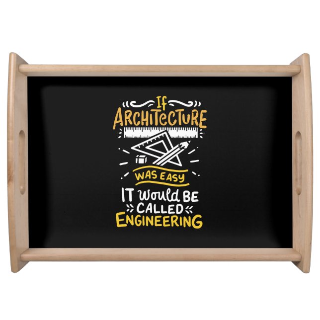 Architect Gifts Serving Tray (Front)