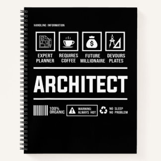 Architect Handling Inmation Architecture Mens Gift Notebook