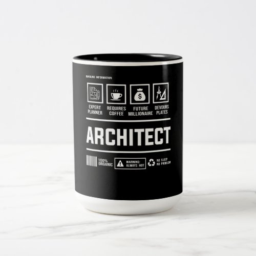 Architect Handling Inmation Architecture Mens Gift Two_Tone Coffee Mug