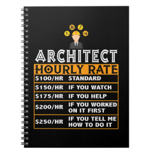 Architect Hourly Rate Funny Job Matching Architect Notebook