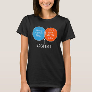 Architect I  Don't  Know What I'm Doing Colorful D T-Shirt