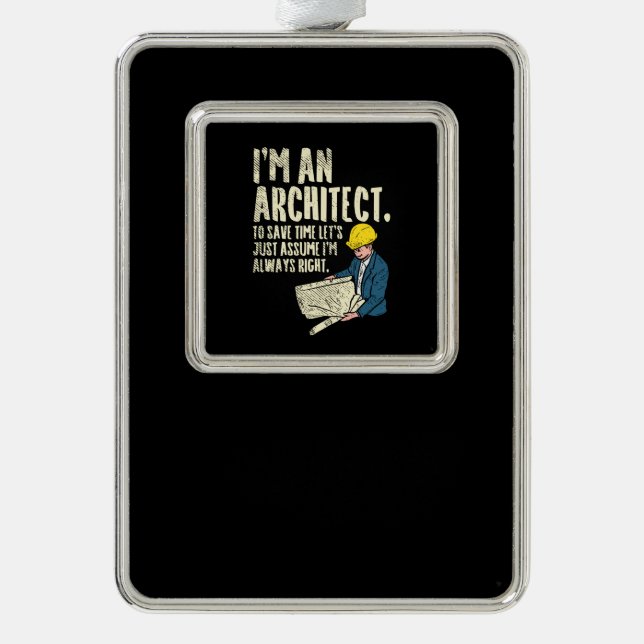 Architect - I'm An Architect Christmas Ornament (Front)