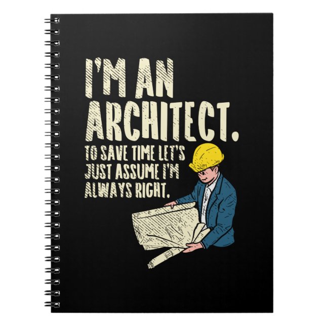 Architect - I'm An Architect Notebook (Front)
