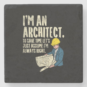Architect - I'm An Architect Stone Coaster