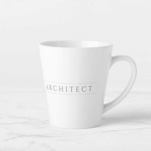ARCHITECT Latte Mug / Gray (Right)