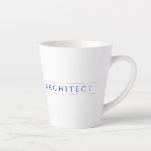 ARCHITECT Latte Mug / Navy Blue