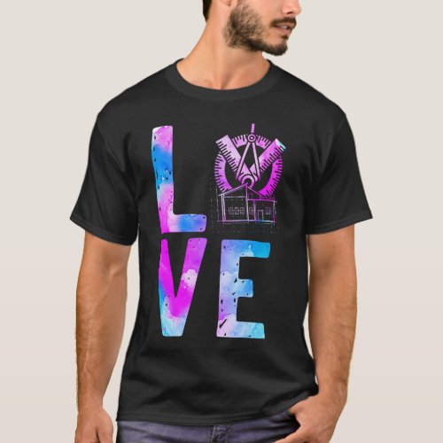Architect Love Watercolor T_Shirt