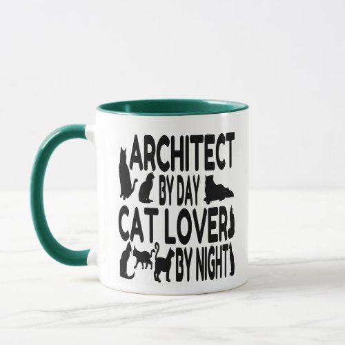 Architect Loves Cats Mug