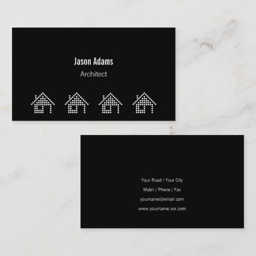 Customizable Architect Business Card