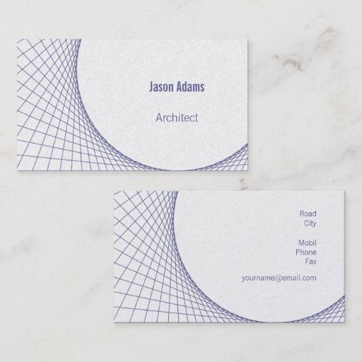 Customizable Architect Business Card