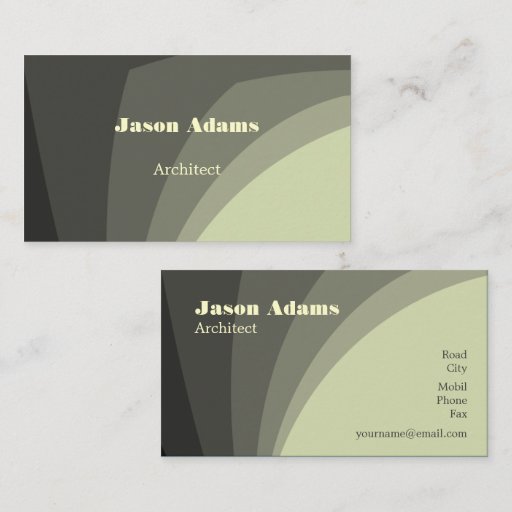 Customizable Architect Business Card