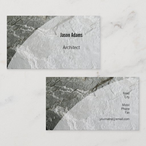 Customizable Architect Business Card