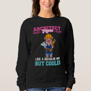 Architect Mom Like A Regualr Mom But Cooler_1 Sweatshirt