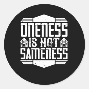 Architect - Oneness Is Sameness Classic Round Sticker