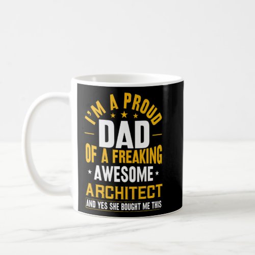 Architect Papa Dad Daddy Grandfather Fathers Day  Coffee Mug