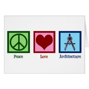 Architect Peace Love Architecture Cards