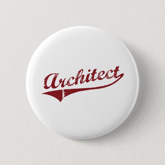 Architect Pinback Button (Front)