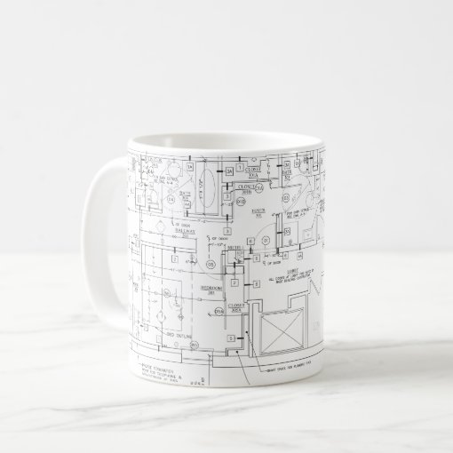 architect plans coffee mug Zazzle