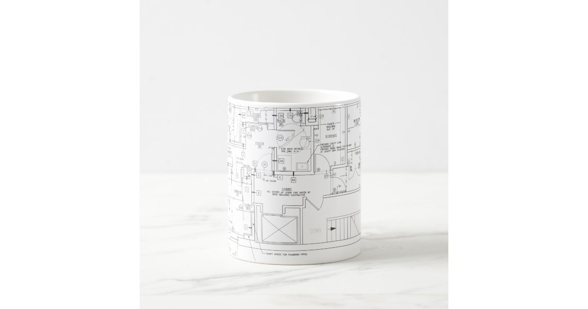architect plans coffee mug Zazzle