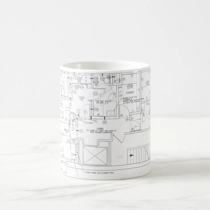 architect plans coffee mug Zazzle
