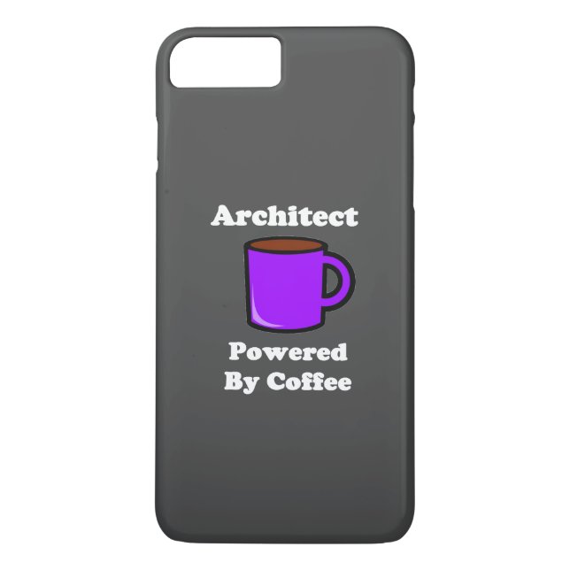 "Architect" Powered by Coffee Case-Mate iPhone Case (Back)