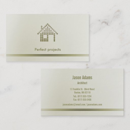 Customizable Architect Business Card