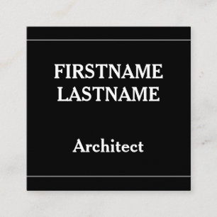 Architect Profile Card