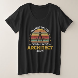 Architect Quote Architect Tool Joke Graphic Plus Size T-Shirt