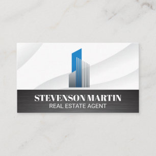 Architect Real Estate Logo Building Business Card