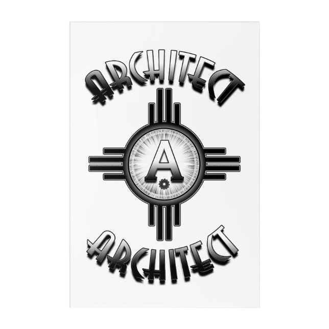Architect Retro - Architects Merch Acrylic Print (Front)