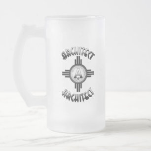 Architect Retro - Architects Merch Frosted Glass Beer Mug