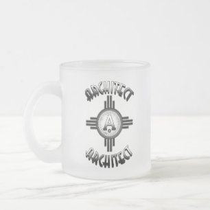 Architect Retro - Architects Merch Frosted Glass Coffee Mug