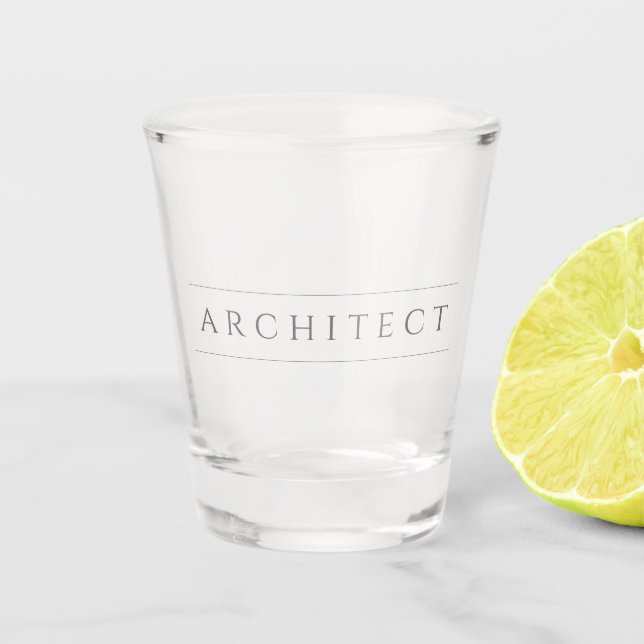 ARCHITECT Shot Glass / Gray (Front)