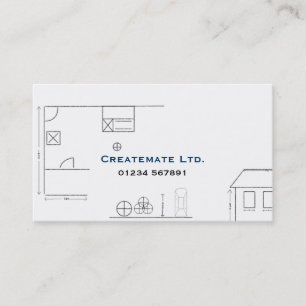 Architect Sketch Business Card