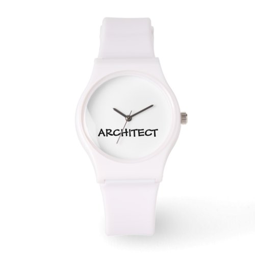 ARCHITECT Sporty White Silicone Watch