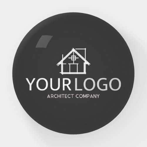 Architect Startup Business Logo Branded Office  Paperweight