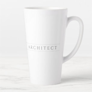 ARCHITECT Tall Latte Mug / Gray