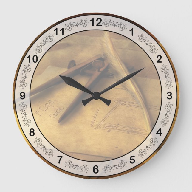 Architect - The Drafter Large Clock (Front)