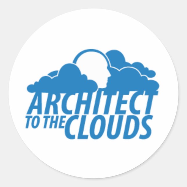 Architect to the Clouds - Sticker (Front)