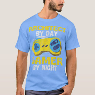 Architect Video Games Gamer Graphic Novelty Sarcas T-Shirt