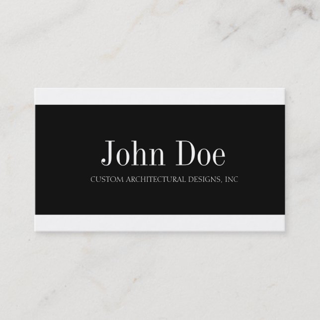 Architect W/W - Available Letterhead - Business Card (Front)