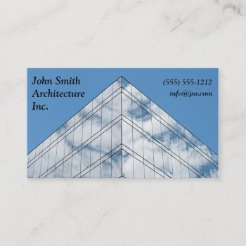 Architect/window Washer Business Card by BradshawBizCards at Zazzle