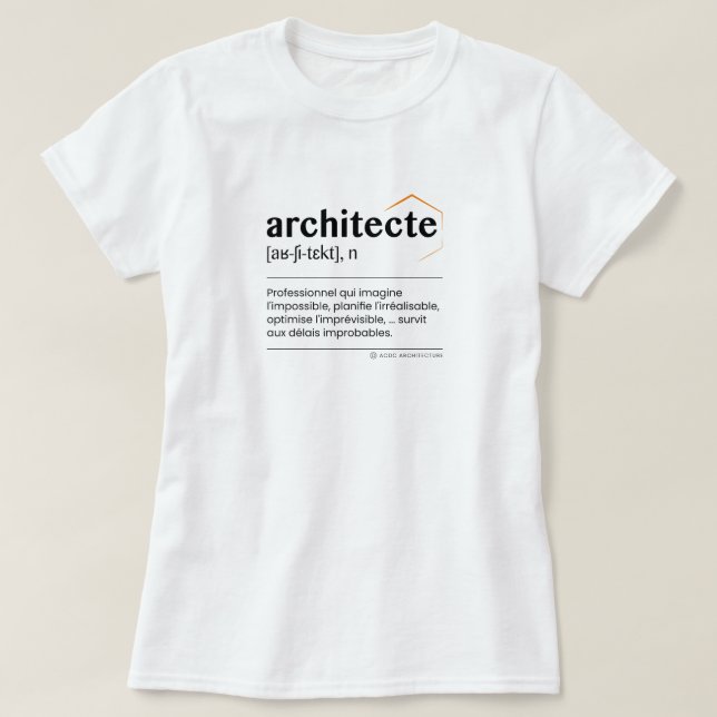 Architect Women's T-shirt (Design Front)