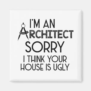 Architects   Architecture Study Profession Gift Magnet