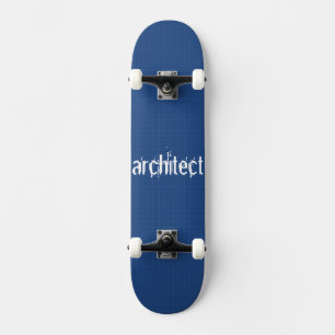 Architect's Blueprint Skateboard