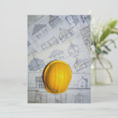 Architect's cap and plans (Standing Front)