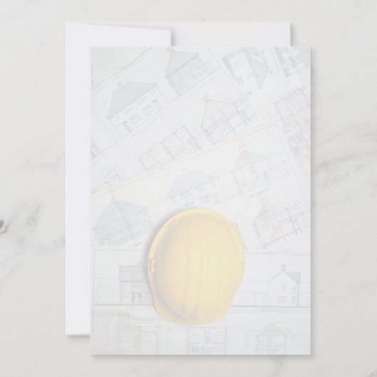 Architect's cap and plans (Back)