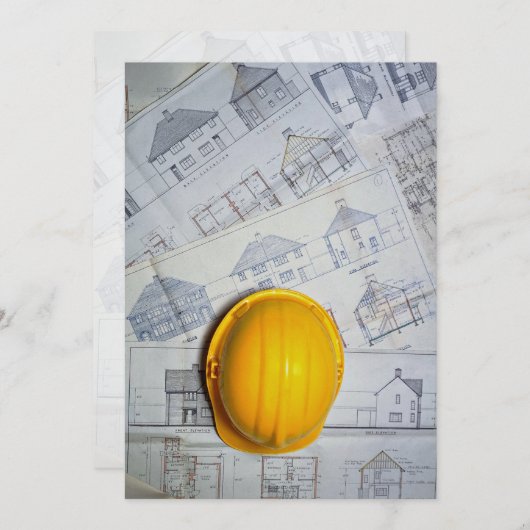 Architect's cap and plans (Front/Back)