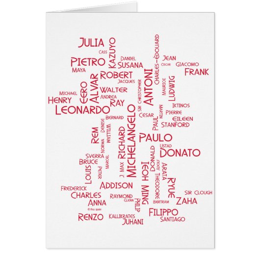 Architects Cards (Front)